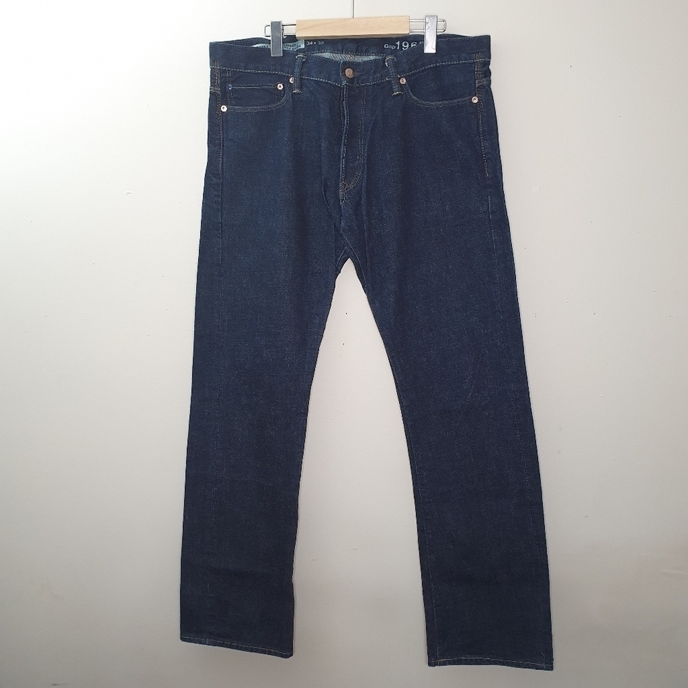 GAP 1969 Extra Low Straight Men Jeans Size 34×32